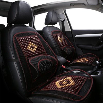 เบาะรองนั่งรถยนต์ลูกปัดไม้เอว